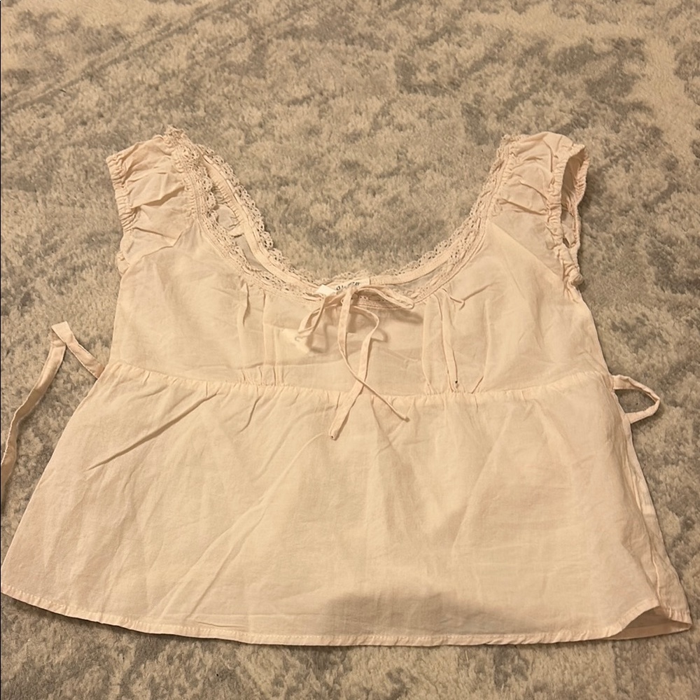 PacSun Cream Blouse